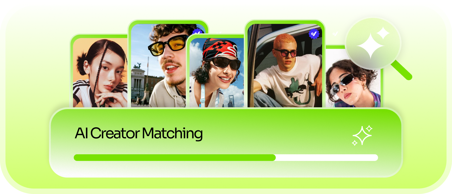 AI creator matching